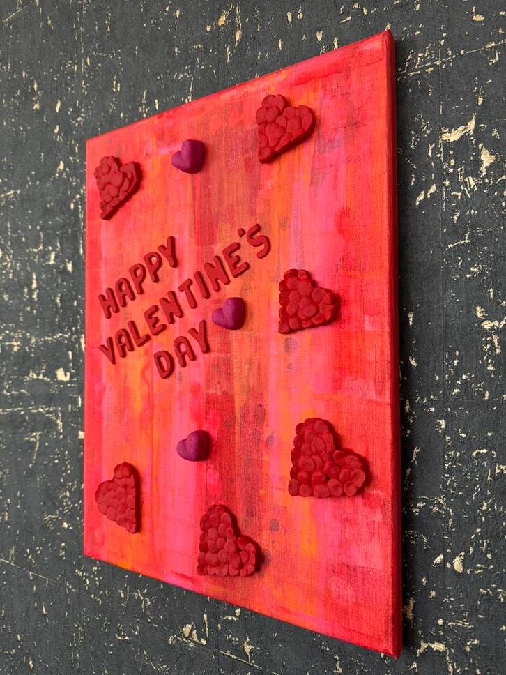 Handgemaakt Valentijnscadeau, Antiek en Kunst, Kunst | Tekeningen en Foto's, Ophalen of Verzenden