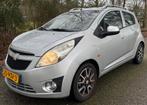 Chevrolet Spark 1.0 16V LS Bi-Fuel 2011 AIRCO, Auto's, Voorwielaandrijving, Euro 5, Stof, Zwart