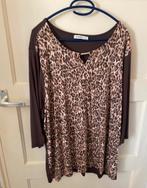 Bruine dunne sweater panter print  maat 5 XL: Nieuw, Kleding | Dames, Truien en Vesten, Verzenden, Nieuw, Maat 46/48 (XL) of groter