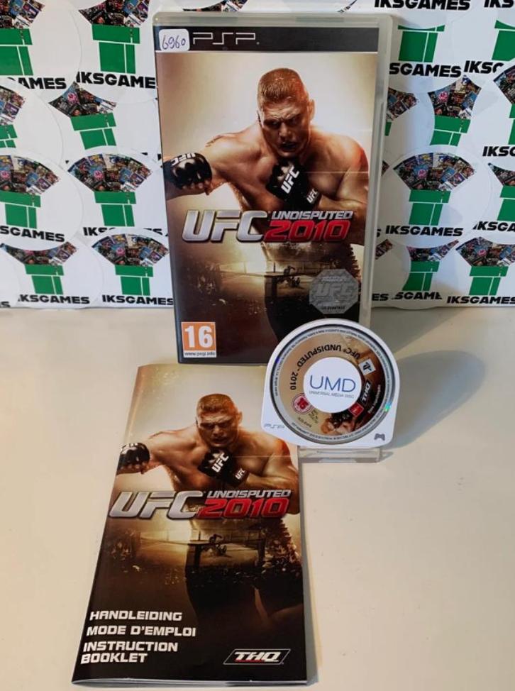 UFC undisputed 2010 - PSP - Iksgames, Spelcomputers en Games, Games | Sony PlayStation Portable, Zo goed als nieuw, Vechten, 1 speler
