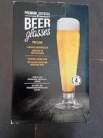 4 STUKS NIEUWE BIERGLAZEN, Verzamelen, Glas en Borrelglaasjes, Ophalen, Nieuw, Bierglas