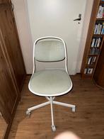 Witte bureaustoel, Huis en Inrichting, Ophalen, Gebruikt, Wit