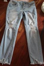 lichtblauwe used look stretch jeans xl, Verzenden, Zo goed als nieuw, Blauw, W33 - W36 (confectie 42/44)
