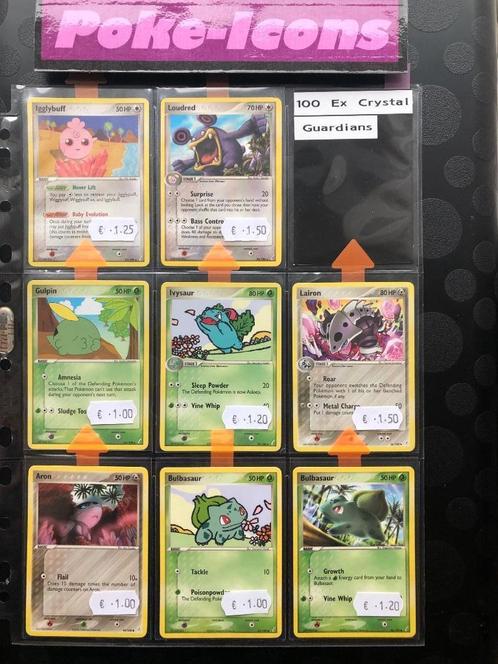 2006 Ex Crystial Guardians (100 set) Pokemon, Hobby en Vrije tijd, Verzamelkaartspellen | Pokémon, Gebruikt, Meerdere kaarten