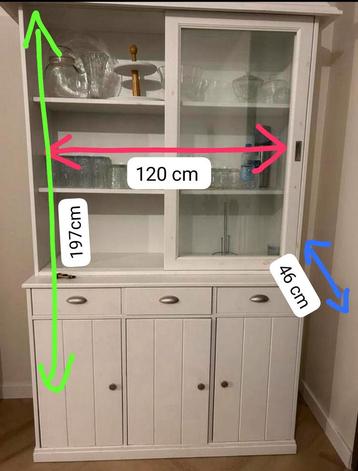Witte buffet kast 