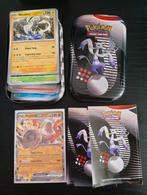 Gevulde Pokemon Mini Tin met EX kaart, Hobby en Vrije tijd, Ophalen of Verzenden, Zo goed als nieuw, Meerdere kaarten, Foil