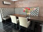Massief Eiken Eettafel - Maatwerk - 270x90cm, Ophalen, 200 cm of meer, 50 tot 100 cm, Zo goed als nieuw