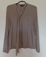 Supermooie ongedragen longsleeve, blouse Claudia sträter, Ophalen of Verzenden, Nieuw, Maat 42/44 (L), Beige