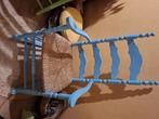 Schommelstoel, Huis en Inrichting, Stoelen, Ophalen, Riet of Rotan, Gebruikt, Blauw