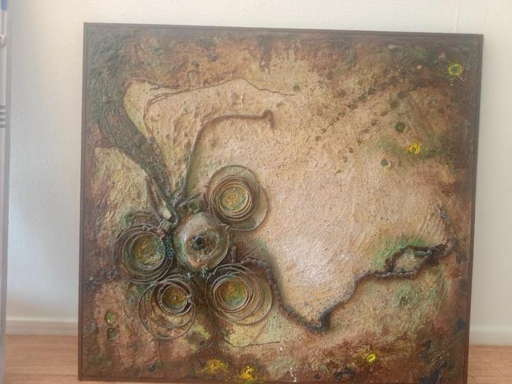 Schilderij vintage, Antiek en Kunst, Kunst | Schilderijen | Klassiek, Ophalen