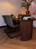 4 mooie HACO eetkamerstoelen te koop!, Huis en Inrichting, Stoelen, Ophalen, Gebruikt, Overige kleuren, Stof