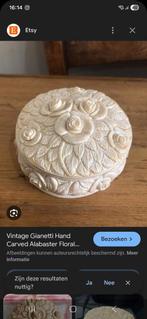 Albasten sieradendoosje A. Giannetti met roosjes, Ophalen of Verzenden