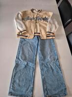 Stoere meiden kinderkleding set - maat 140, Ophalen of Verzenden, Zo goed als nieuw, Meisje, Broek
