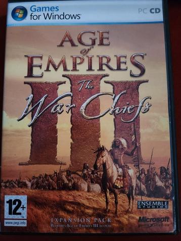 Age of Empires III: The WarChiefs - PC CD beschikbaar voor biedingen
