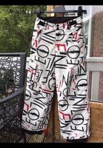 O’Neill skibroek sneeuwbroek mt 140 wit, rood, zwart. Skiën., Ophalen of Verzenden, Zo goed als nieuw, Jongen of Meisje, Broek