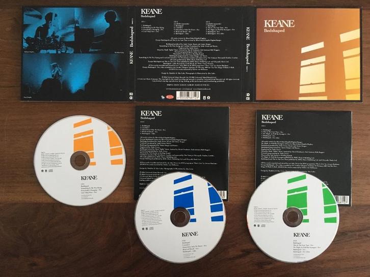 3Cd Single Set Keane Bedshaped Complete (NL only!) NIEUW, Cd's en Dvd's, Cd Singles, Nieuw in verpakking, Pop, 2 t/m 5 singles
