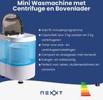 NIEUW Nexxt wasmachine mini wasmachine kampeer wasmachine, Witgoed en Apparatuur, Wasmachines, Minder dan 1200 toeren, Minder dan 85 cm