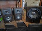 JBL SUB250/230 subwoofer en Studio 230 speakers, Audio, Tv en Foto, Luidsprekers, Gebruikt, Ophalen of Verzenden, 120 watt of meer