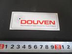 sticker logo DOUVEN machinefabriek horst, Ophalen, Zo goed als nieuw