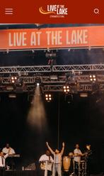 Live at the lake 2025 - 2 regular tickets vrijdag 22 aug '25, Twee personen, Augustus