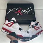Jordan 4 Retro Red Cement maat 44, Wit, Nieuw, Ophalen of Verzenden, Sneakers of Gympen