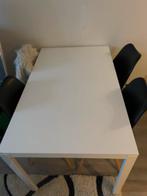 Eettafel met stoelen, Huis en Inrichting, Tafels | Eettafels, Ophalen, Zo goed als nieuw, Rechthoekig, 50 tot 100 cm