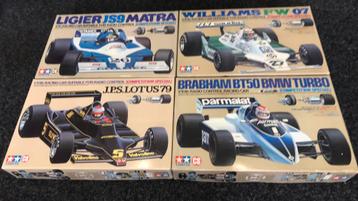 Alle vintage Tamiya vintage F1 CS modellen in één koop NIB!