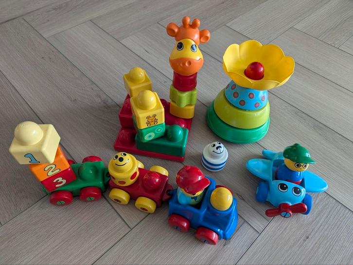 Giraffe toren en trein set Primo Duplo Lego, Kinderen en Baby's, Speelgoed | Duplo en Lego, Zo goed als nieuw, Duplo, Ophalen of Verzenden