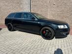 Audi A6 V6 Avant S-LINE AUT 2006 Zwart NIEUWE APK WEG=WEG, Traction-control, 1800 kg, Zwart, Zwart