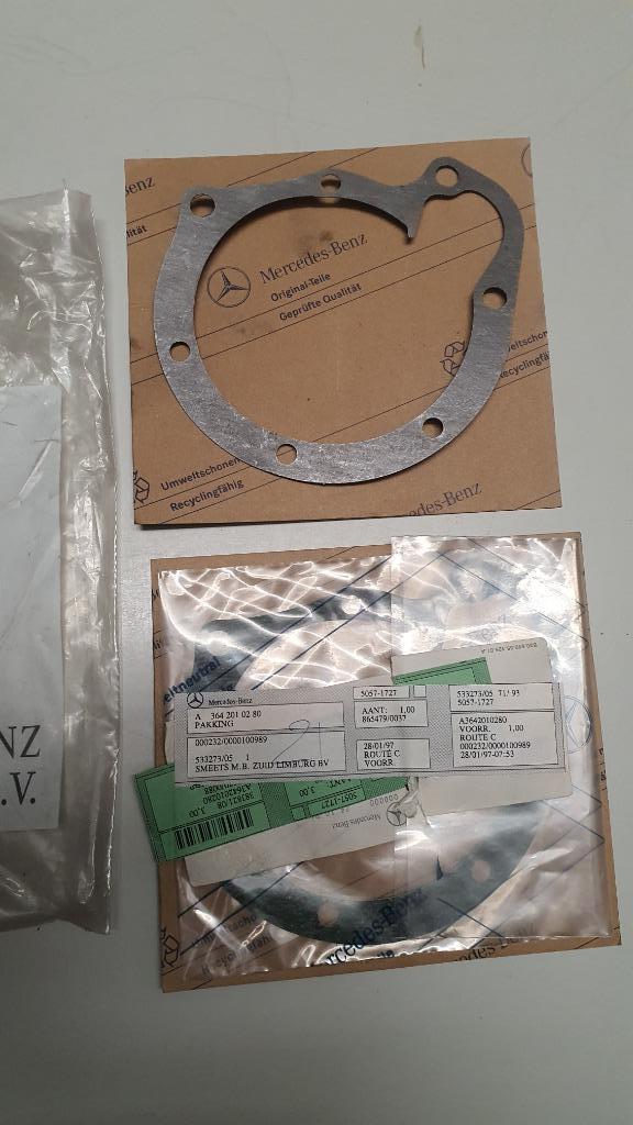 Mercedes T2 508D/608D pakking set A3642010280 NOS, Auto-onderdelen, Klein materiaal, Mercedes-Benz, Nieuw, Ophalen of Verzenden