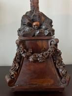 Antiek Memento Mori kruisbeeld Black Forest zware woud, Verzenden