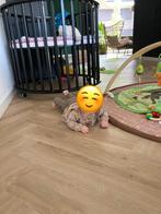 Zwarte ronde box (95cm diameter), Kinderen en Baby's, Boxen, Ophalen, Gebruikt, Rond, In hoogte verstelbaar