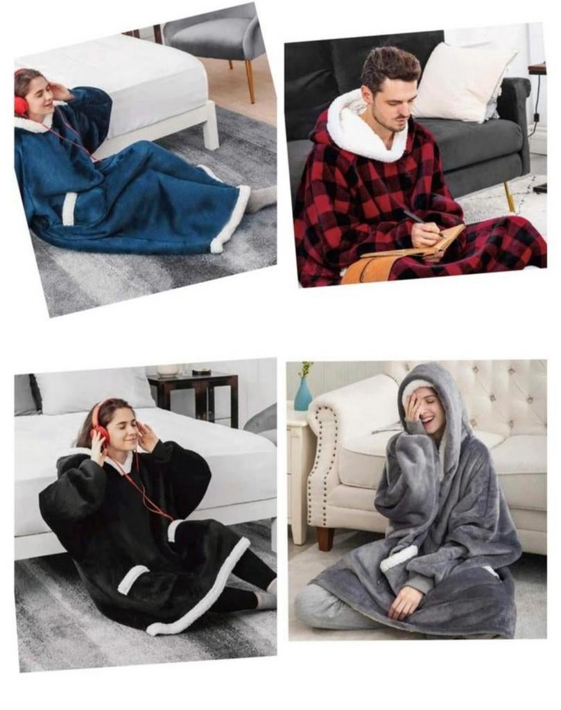 Kwaliteit badjas hoodie enkellang, Ophalen of Verzenden, Nieuw