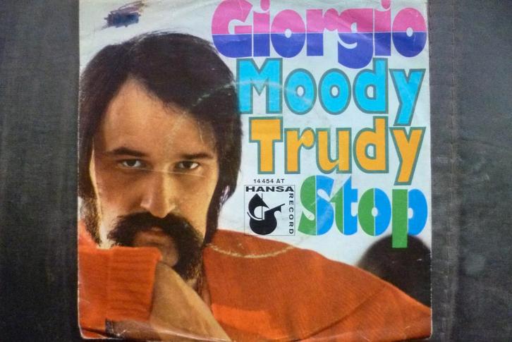 giorgio - moody trudy, Cd's en Dvd's, Vinyl Singles, Zo goed als nieuw, Single, Overige genres, 7 inch, Ophalen of Verzenden