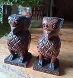 Houtsnijwerk uil vogel feniks, Antiek en Kunst, Kunst | Beelden en Houtsnijwerken, Ophalen of Verzenden