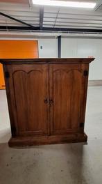 Antieke kast indonesisch teakhout indonesie teak vintage, Antiek en Kunst, Ophalen