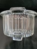 Oud geslepen glazen thee licht, Antiek en Kunst, Ophalen of Verzenden