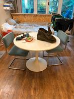 Ronde tafel Ikea docksta, Huis en Inrichting, Tafels | Eettafels, Ophalen, Gebruikt, Rond, 100 tot 150 cm