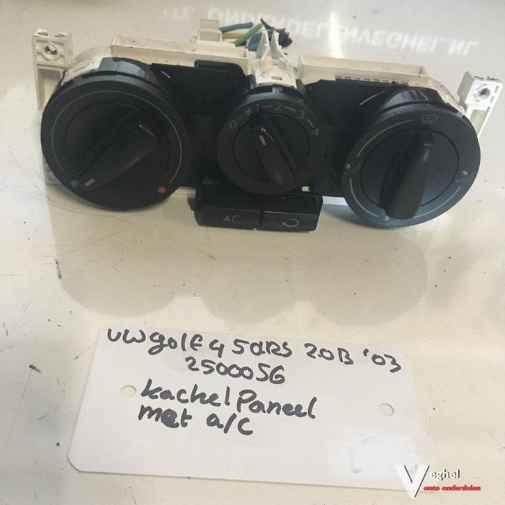 Vw Golf 4 2003  5drs 2.0 B Wagennr 2500056   Kachelbedeingsp, Auto-onderdelen, Dashboard en Schakelaars, Gebruikt, Ophalen of Verzenden