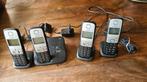 Gigaset DECT 4 telefoons met antwoordapparaat, Telecommunicatie, Vaste telefoons | Handsets en Draadloos, Gebruikt, Ophalen of Verzenden