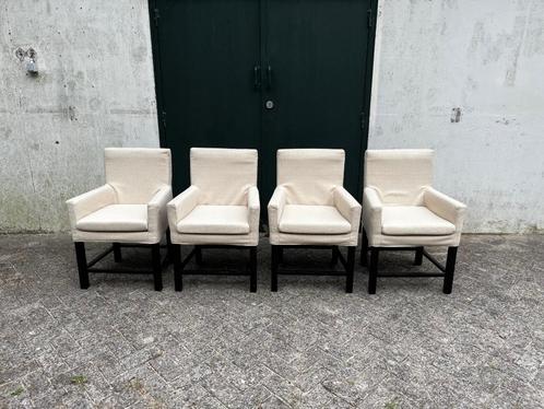 Stoelen | eetkamerstoelen | showroom, Huis en Inrichting, Stoelen, Zo goed als nieuw, Vier, Hout, Stof, Overige kleuren, Ophalen