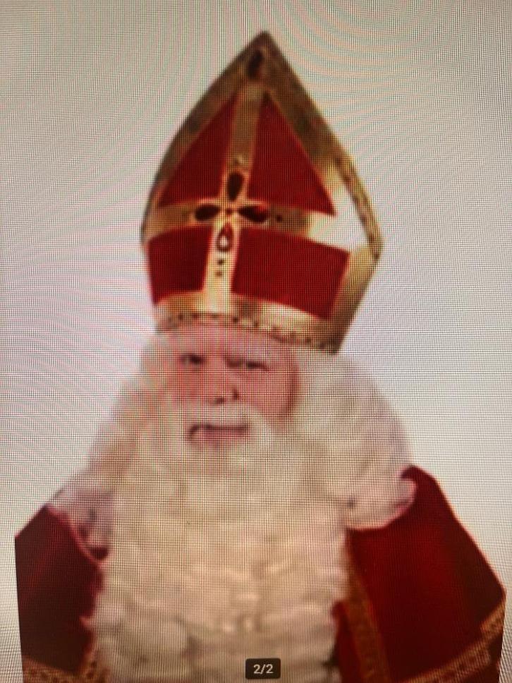 TE KOOP Baardstel Sinterklaas zonder versteviging, Diversen, Sinterklaas, Nieuw, Ophalen of Verzenden