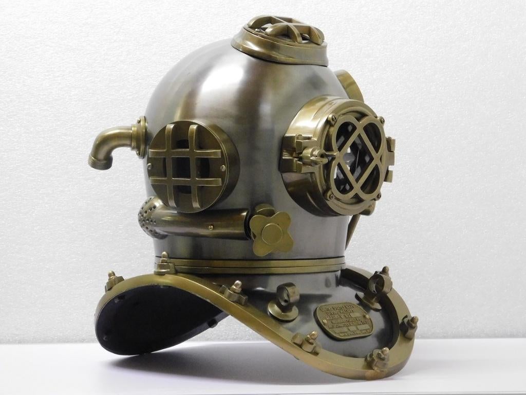 Duikhelm - 50 cm - United States Navy - Messing, Ophalen of Verzenden, Dier