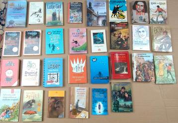 Boekenpakket (30 stuks) kinder/jeugdboeken van div. auteurs. beschikbaar voor biedingen