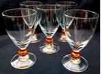 Set/5 Cristal d'Arques Durand CRA98 Wijnglazen, Ophalen of Verzenden, Zo goed als nieuw, Overige typen