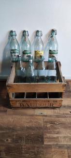 Badour flessen 9 houten krat 1971, Ophalen of Verzenden