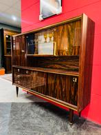 Retro vintage kast Palissander fineer highboard wandmeubel, Ophalen