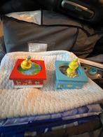 Muziekdoosjes met eendjes - set van 2, Ophalen of Verzenden, Gebruikt, Overige typen, Met geluid