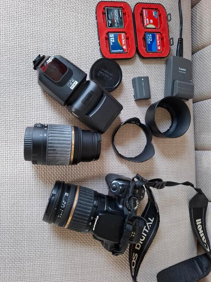 Canon EOS 400D Spiegelreflexcamera, Audio, Tv en Foto, Fotocamera's Digitaal, Gebruikt, Spiegelreflex, Canon, Minder dan 4 keer