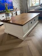 Tv meubel en salon tafel teak hout, Minder dan 100 cm, Teakhout, Gebruikt, 50 tot 75 cm